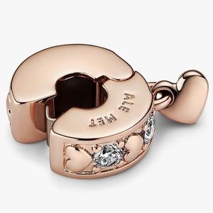 Pandora Infinite Hearts Sparkling Dangling Clip Charm